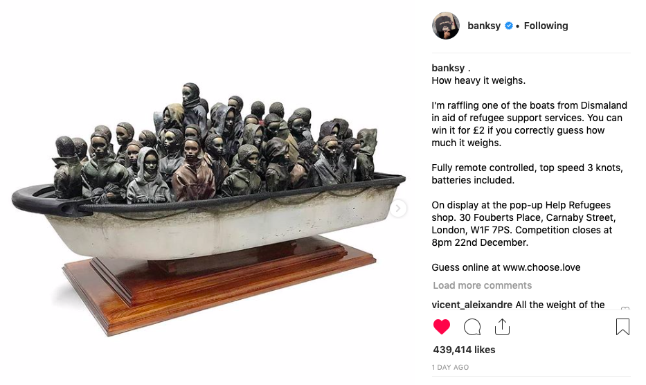 20181201 - Original - Refugees in boat - Instagram